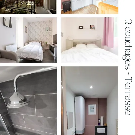 Escapade A Dans Beau T2 Avec Terrasse - Proche Gare Et Centre Appartement *